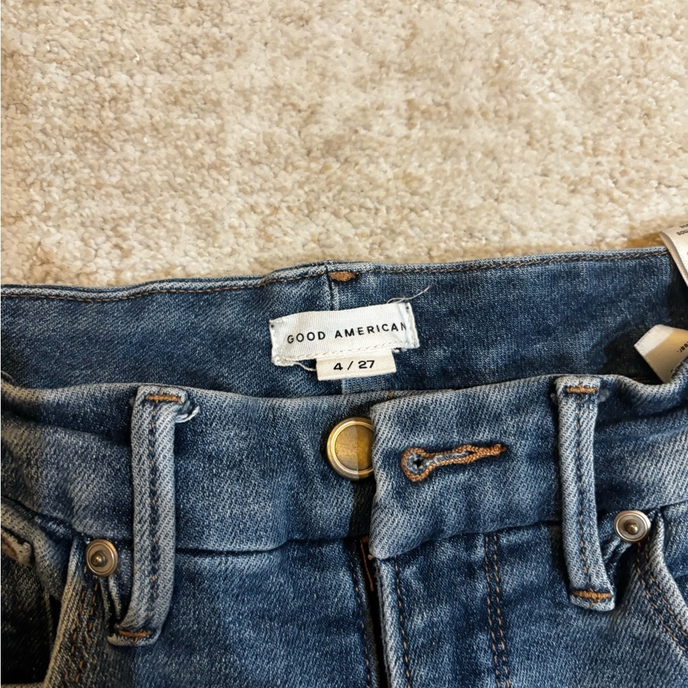 Good American High Rise Blue Jeans